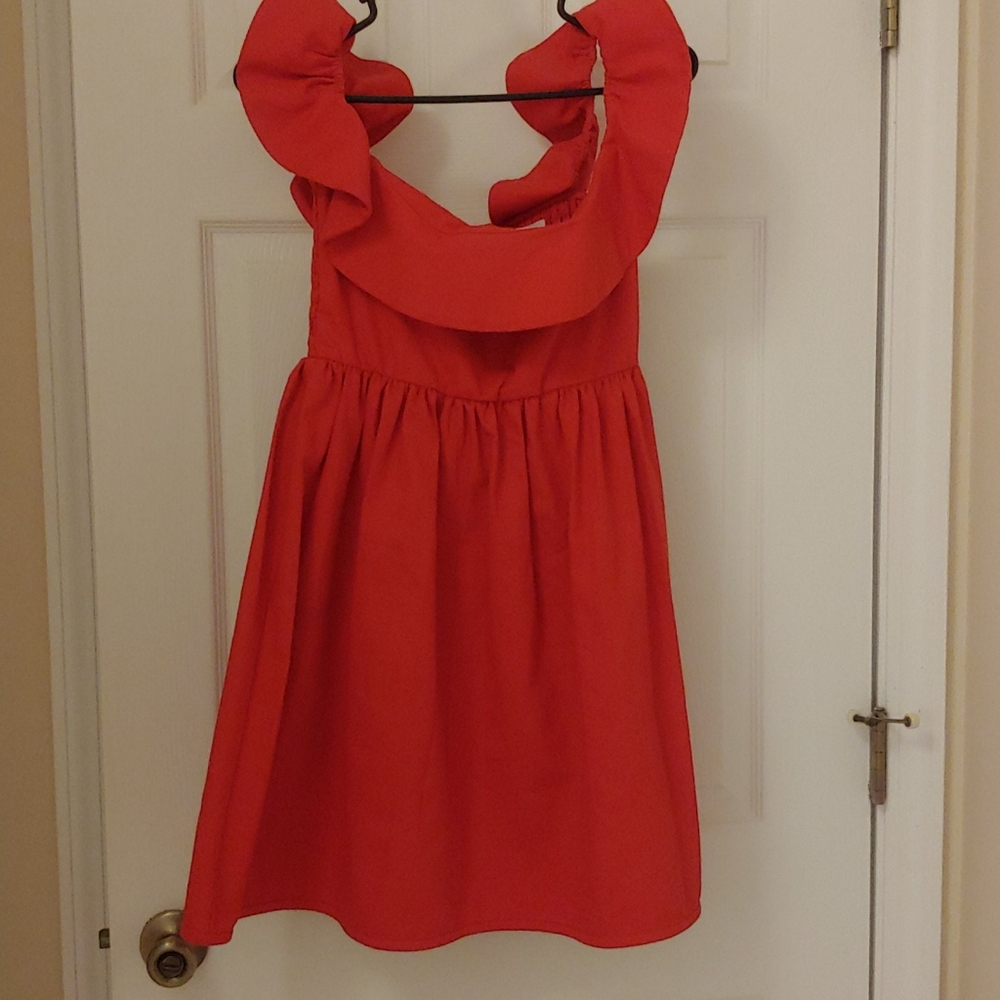 Red dress